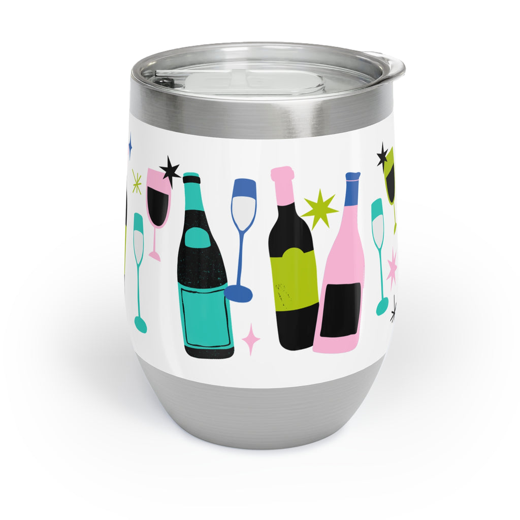 Chill Wine Tumbler - Colourful Wine Design
