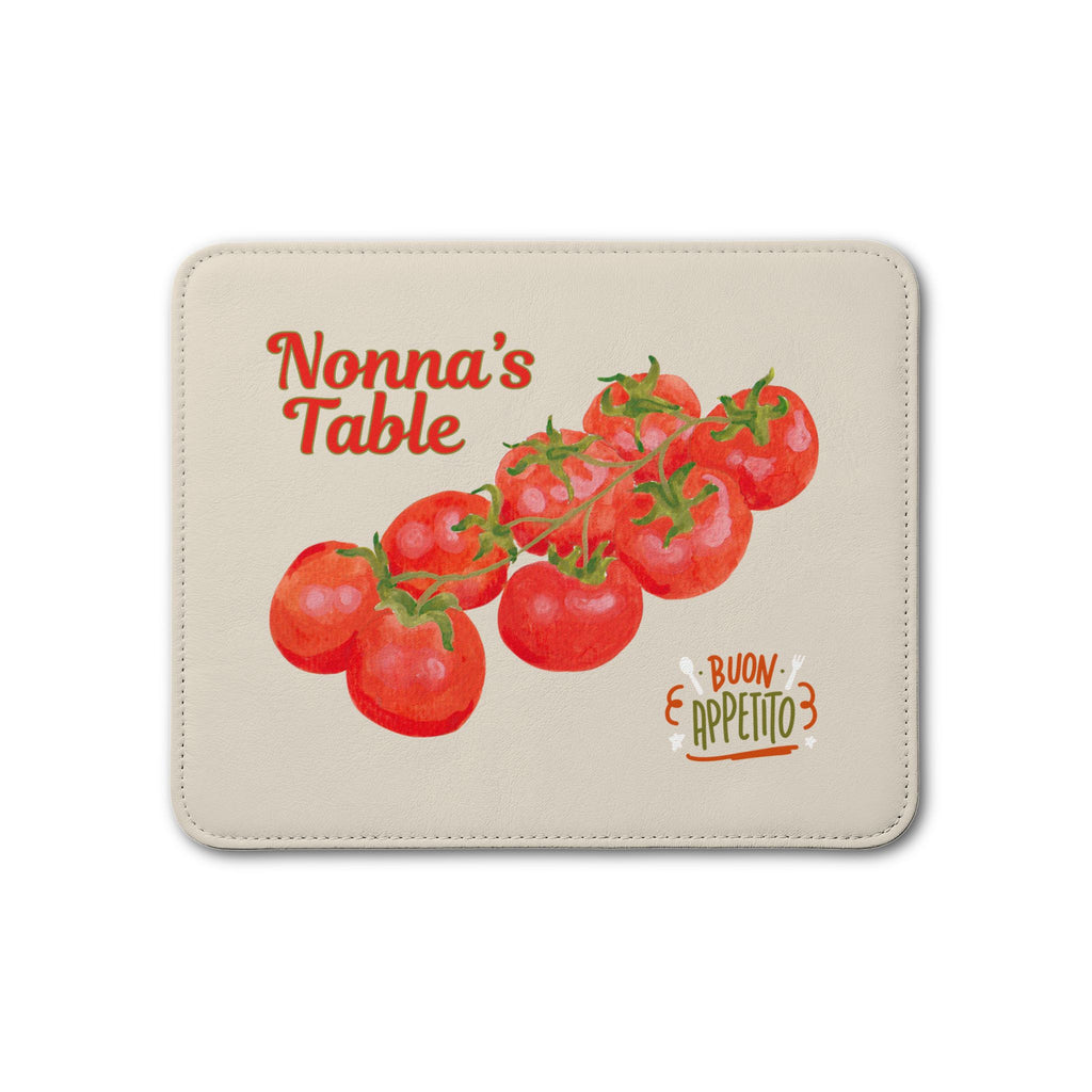 Nonna Table Family Dinner Leather Placemat - Italian Table Decor