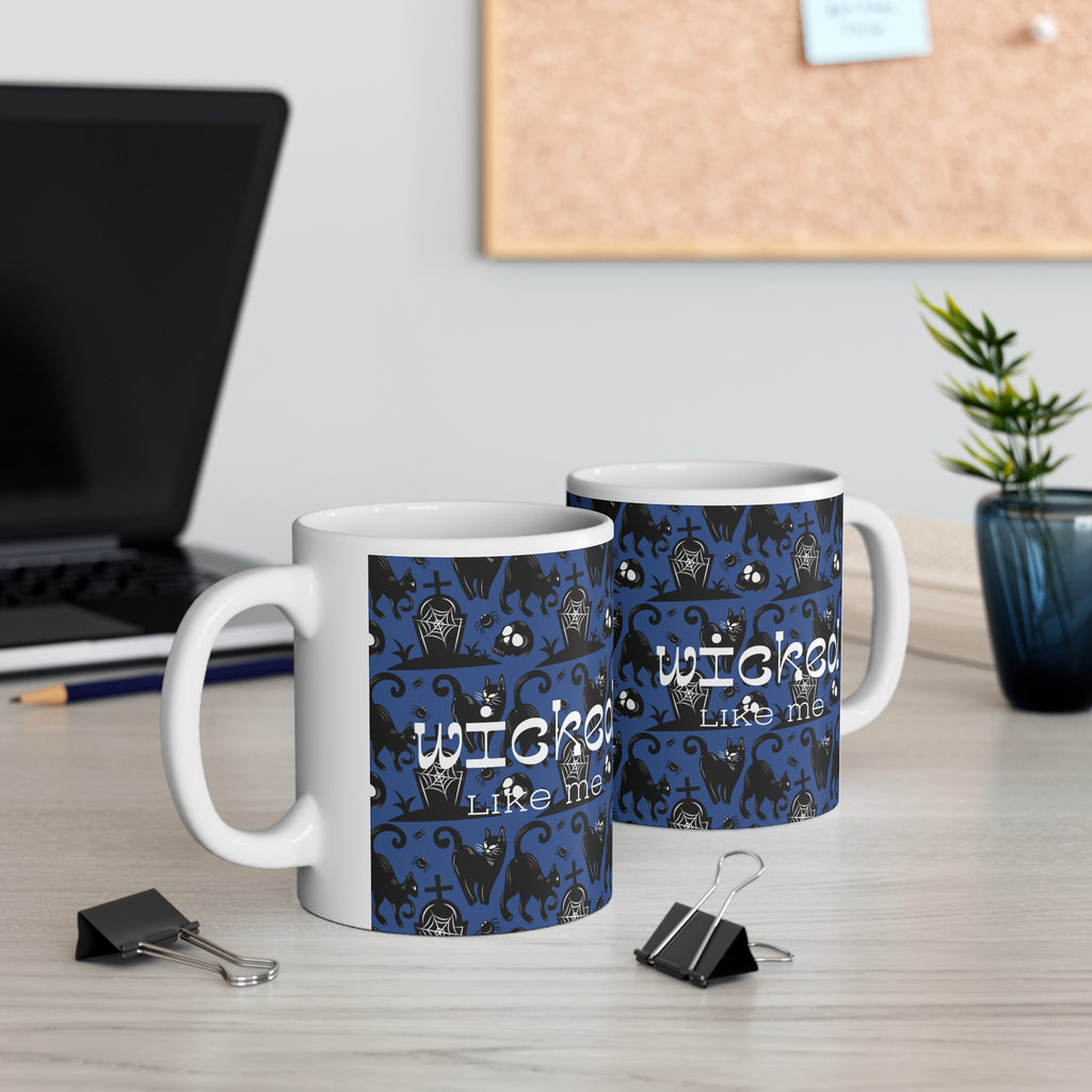 Wicked Like Me Coffee Halloween Mug — Ceramic Coffee Cup