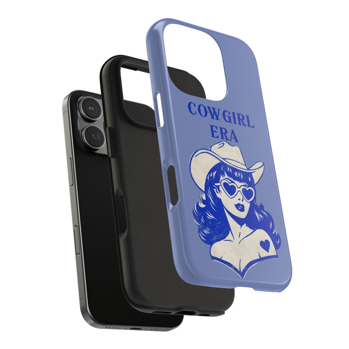 Ladies iPhone Case - Cowgirl Era Blue