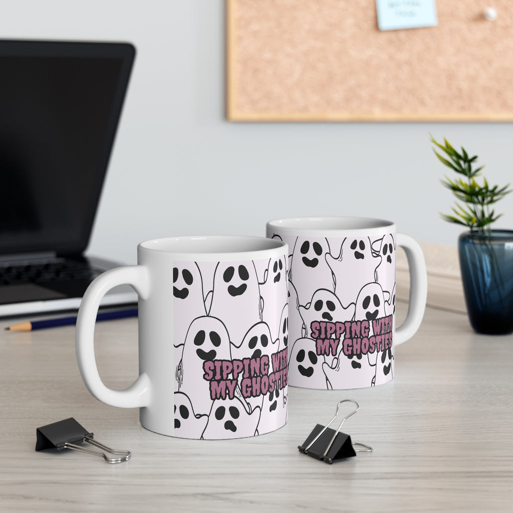 Ghost Fall Coffee Halloween Mug — Ceramic Coffee Cup