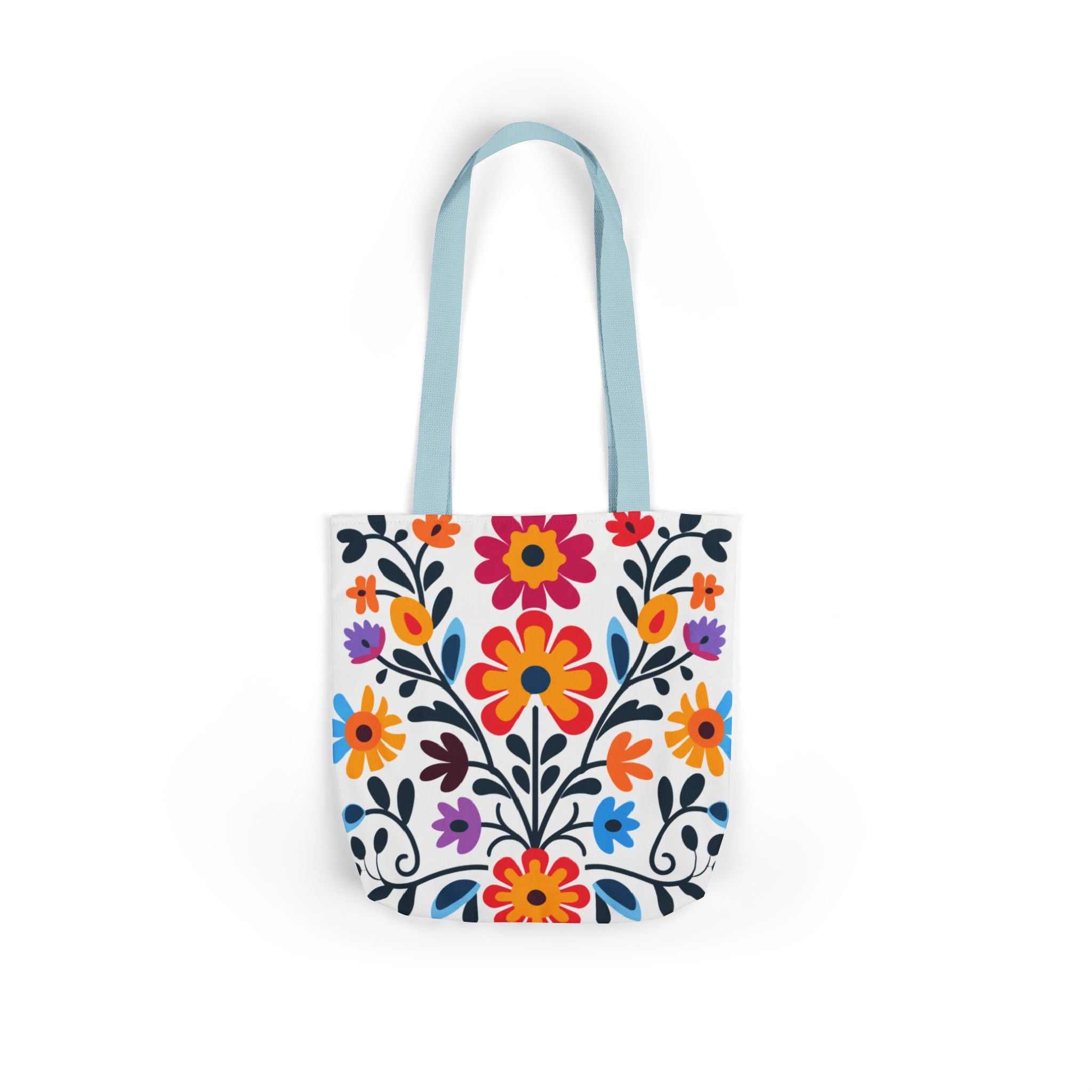 Canvas Tote Bag — Mexican Pattern Beach-Ready Shopper
