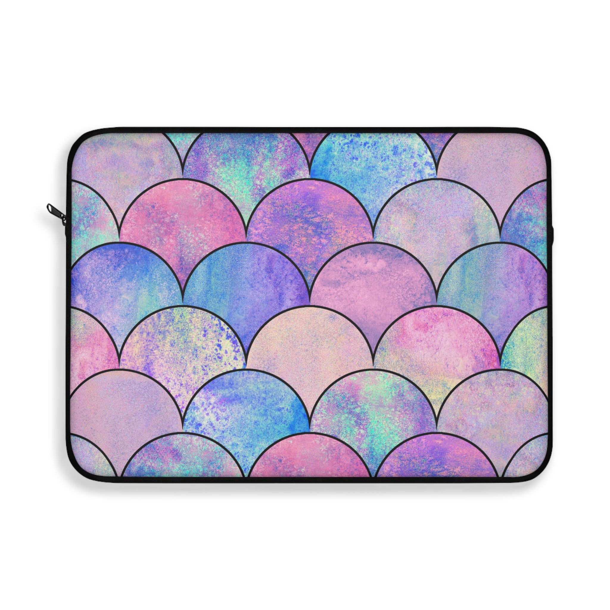 Pastel Shimmer Shells Laptop Sleeve - Protective Neoprene Cover