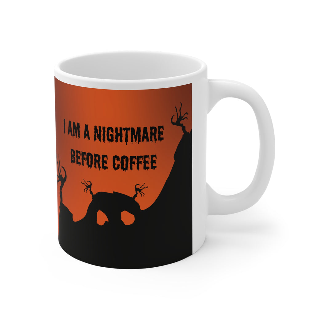 Nightmare Coffee Halloween Mug — Ceramic Coffee Cup