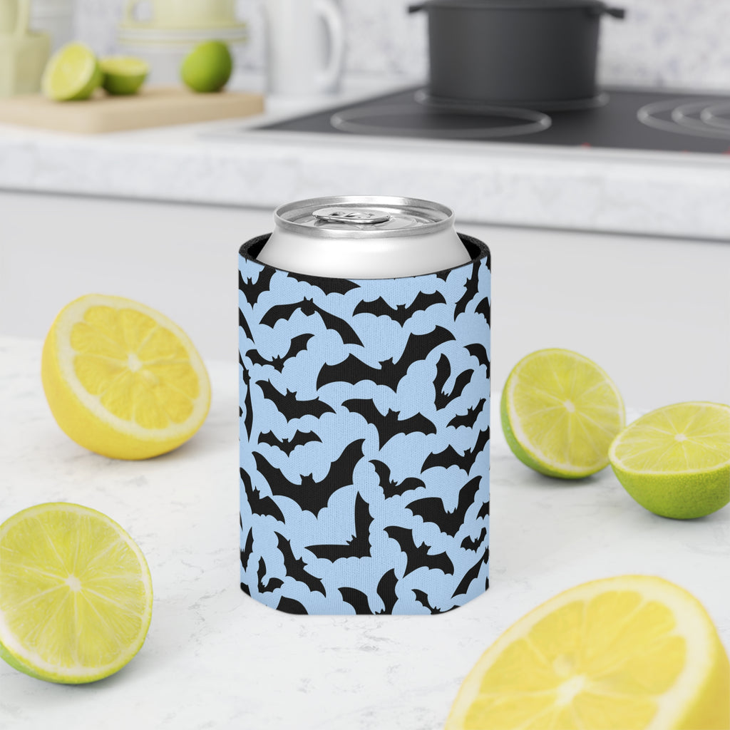 Halloween Black Bats Can Cooler –Fall Autumn Halloween