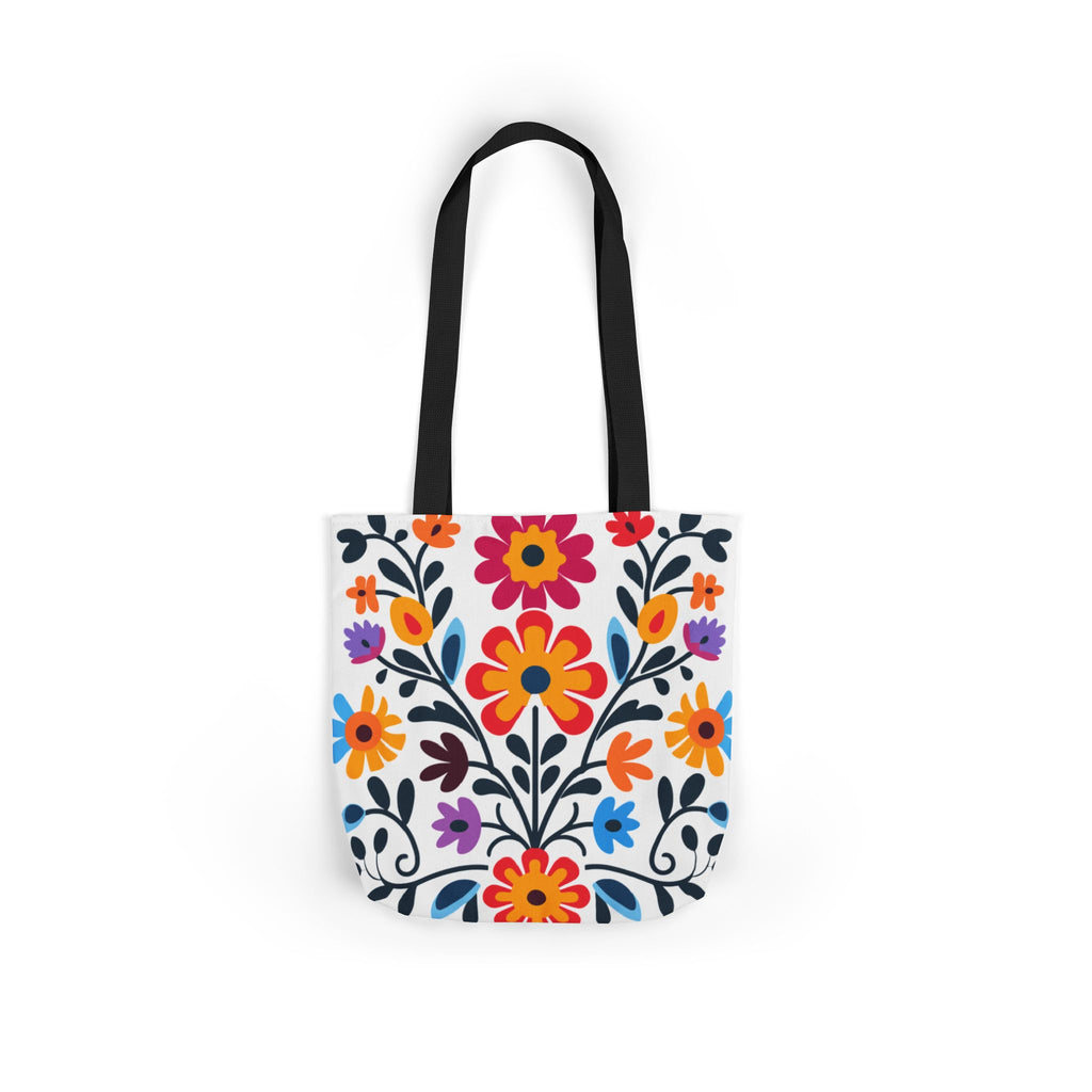 Canvas Tote Bag — Mexican Pattern Beach-Ready Shopper