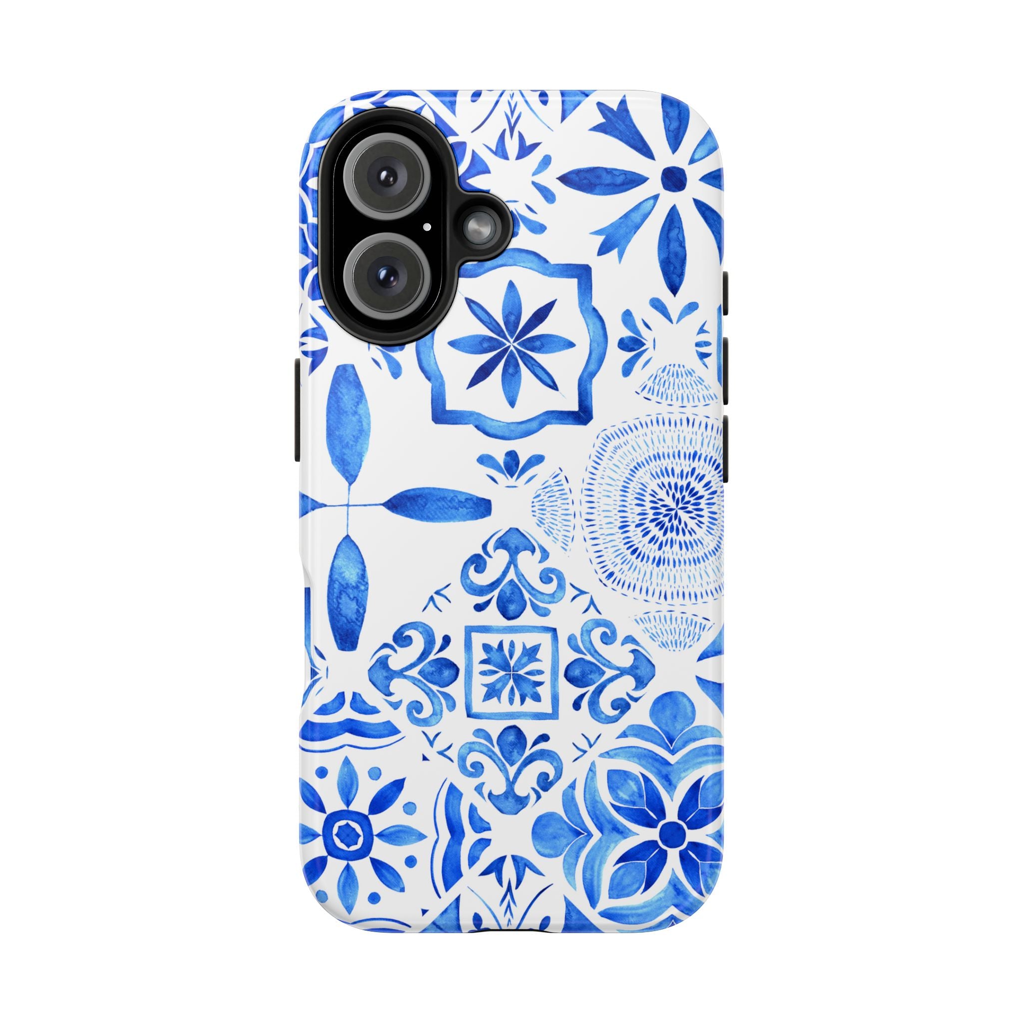 iPhone Case Pastel Santorini Inspired Blue White