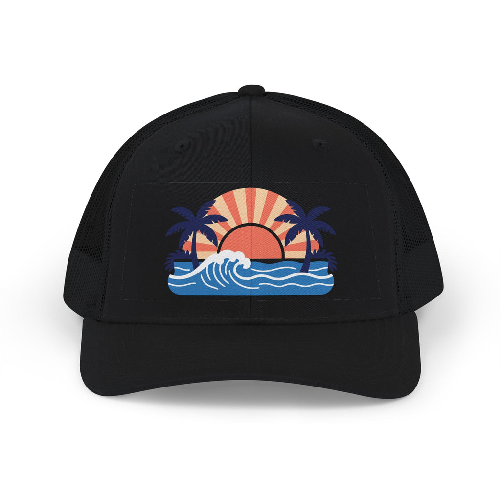 Beach Vibes Trucker Cap - Black