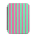 Pink Green Pinstripe Kindle Case