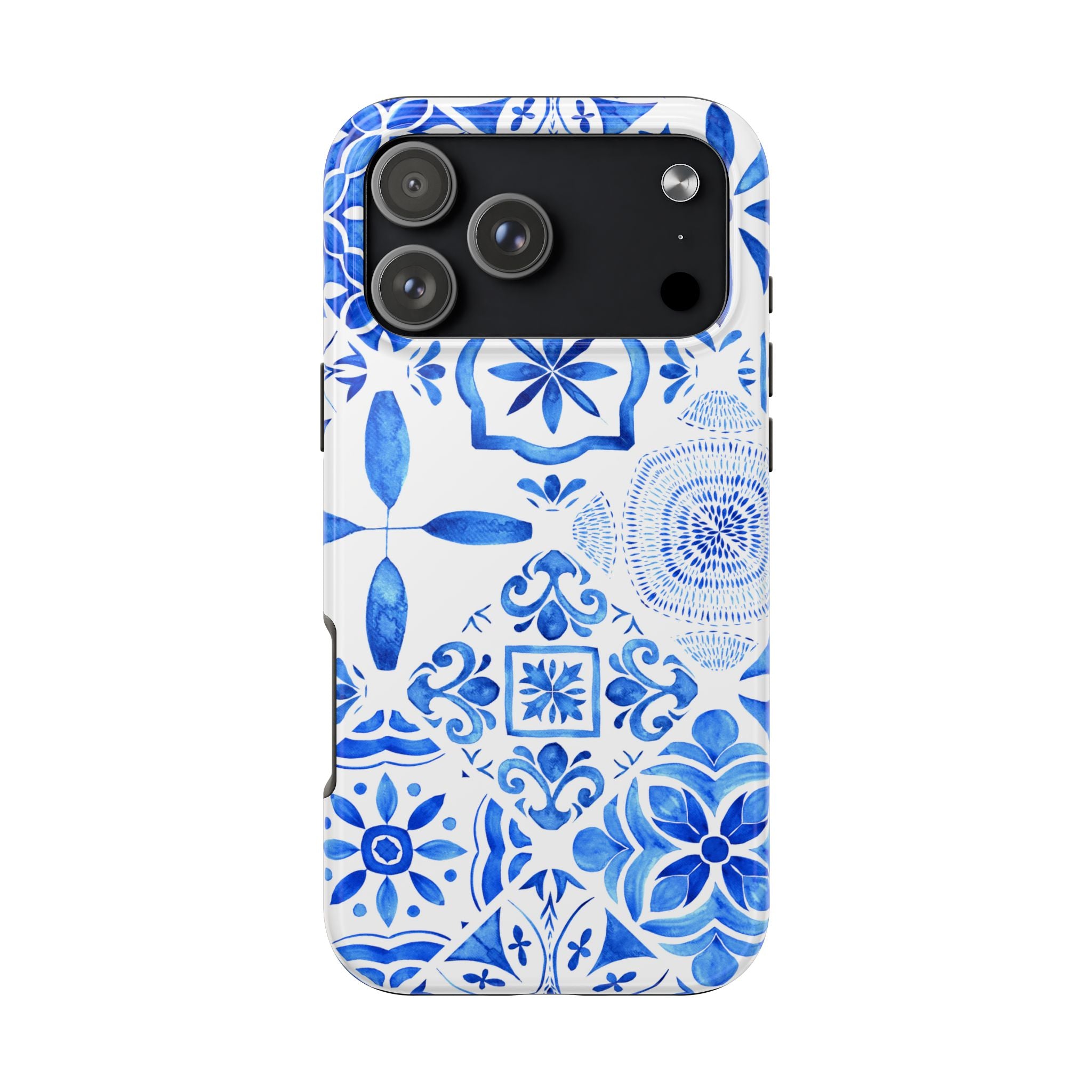 iPhone Case Pastel Santorini Inspired Blue White