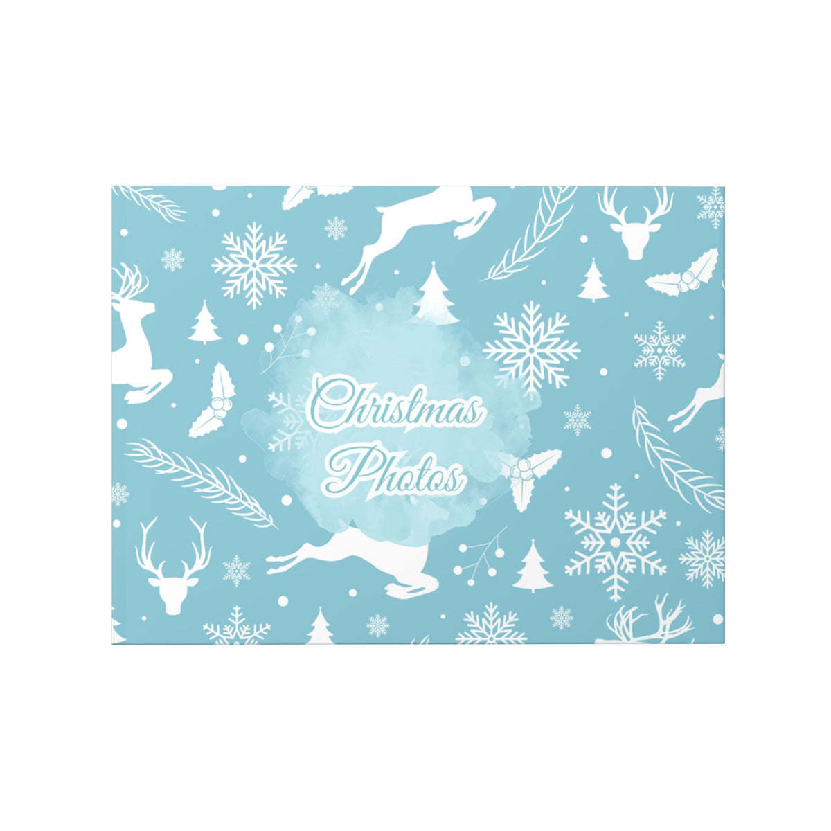 Christmas Santa Photos Hardcover A4 Photo Book — Keepsake Yearbook Memory Album DIY