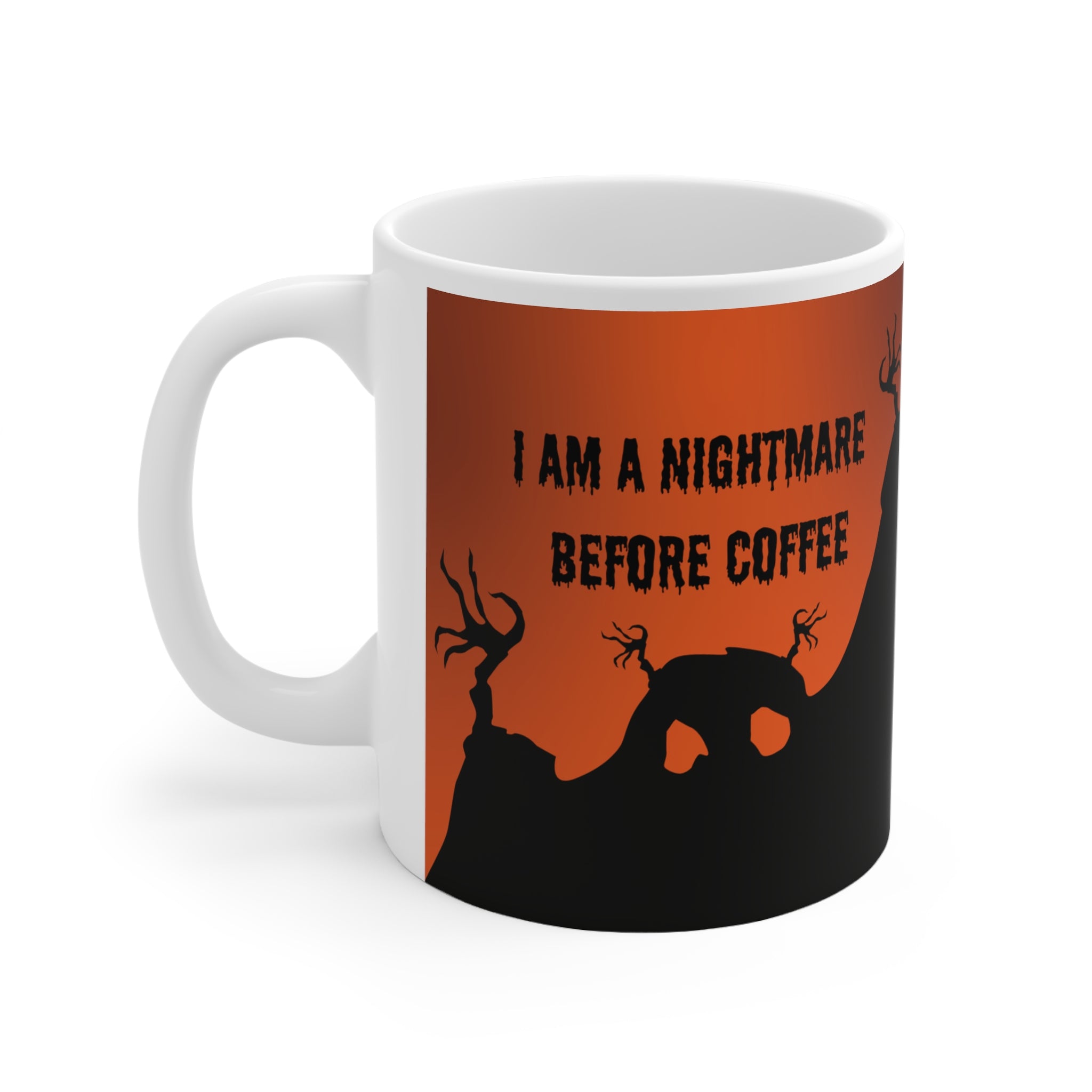Nightmare Coffee Halloween Mug — Ceramic Coffee Cup