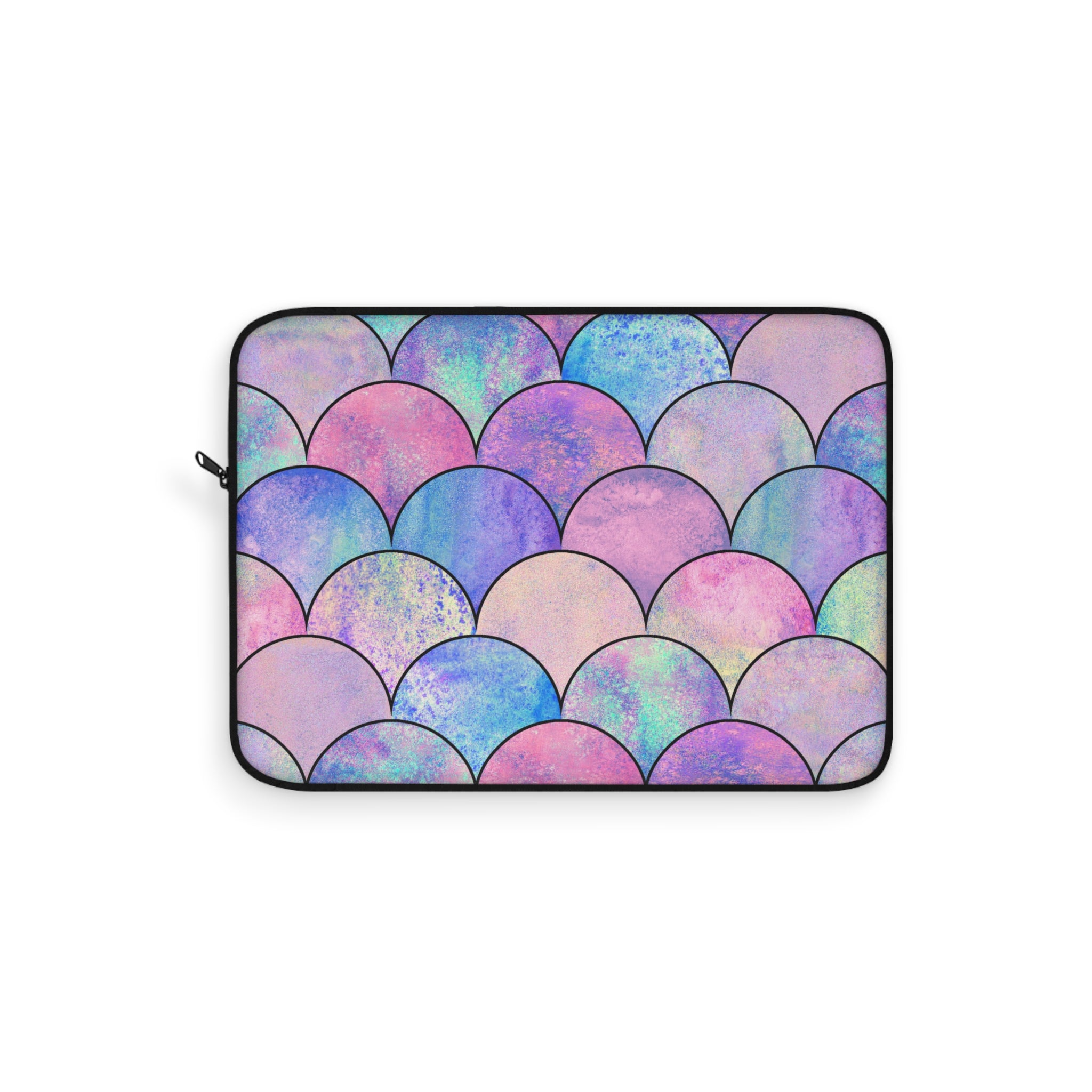 Pastel Shimmer Shells Laptop Sleeve - Protective Neoprene Cover