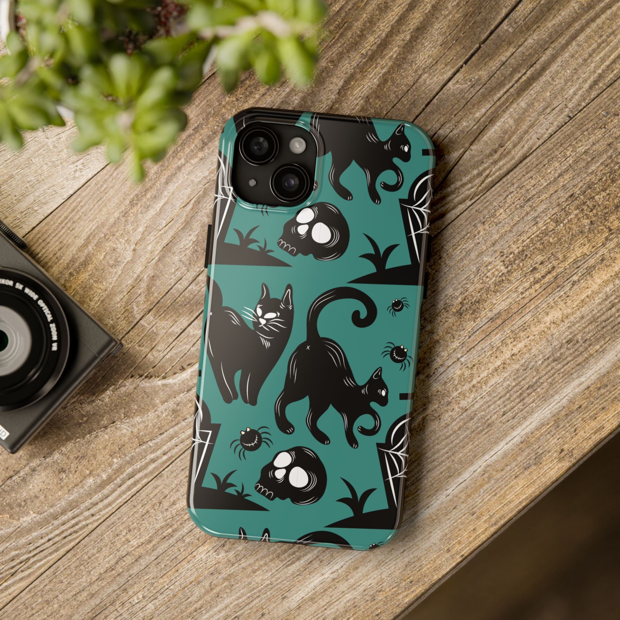 iPhone Case - Halloween Black Cats