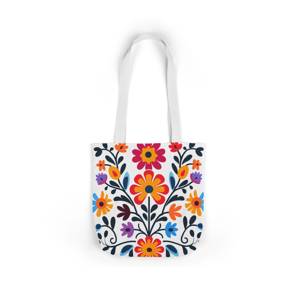 Canvas Tote Bag — Mexican Pattern Beach-Ready Shopper
