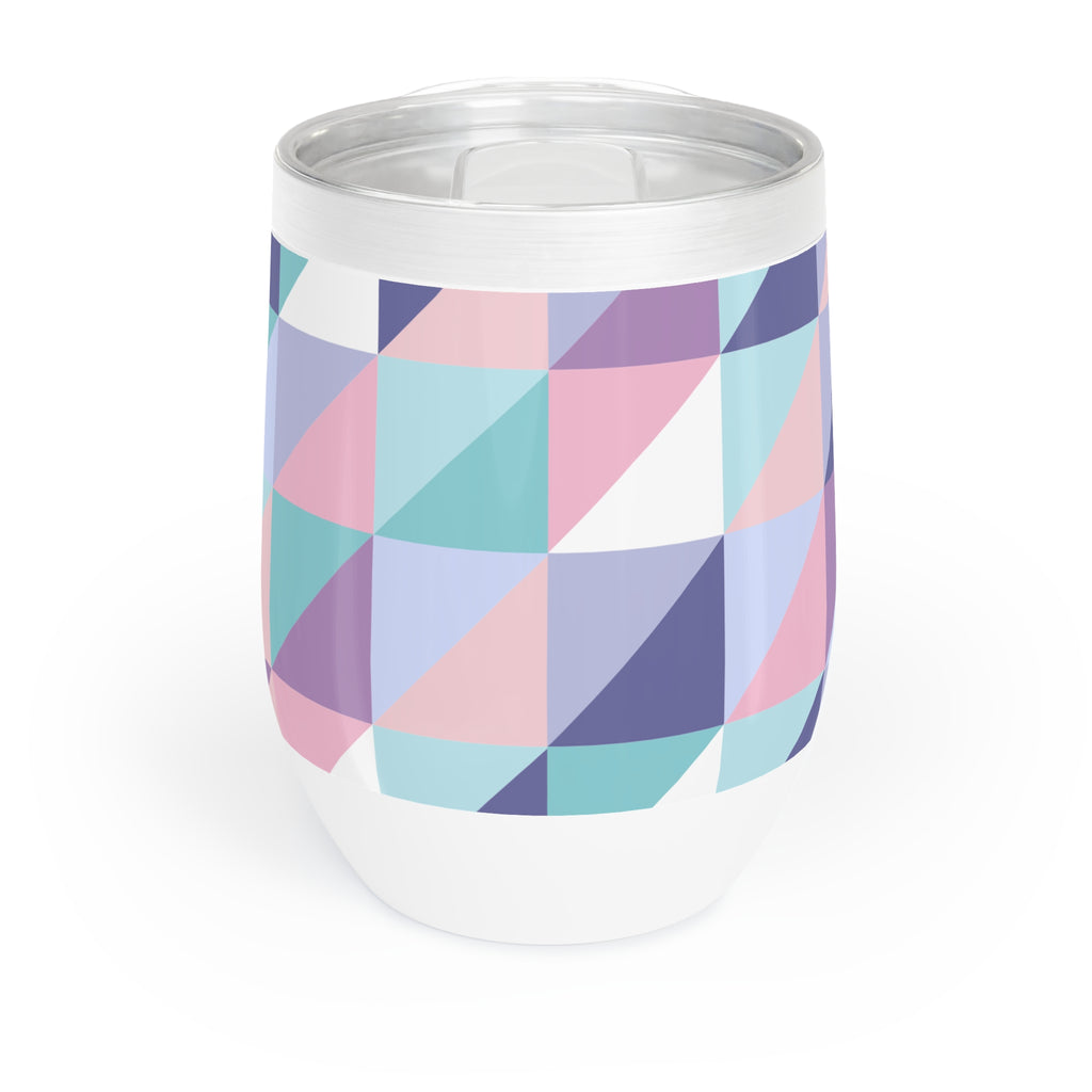 Pastel Chill Wine Tumbler - Colourful Wine Design