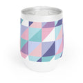 Pastel Chill Wine Tumbler - Colourful Wine Design